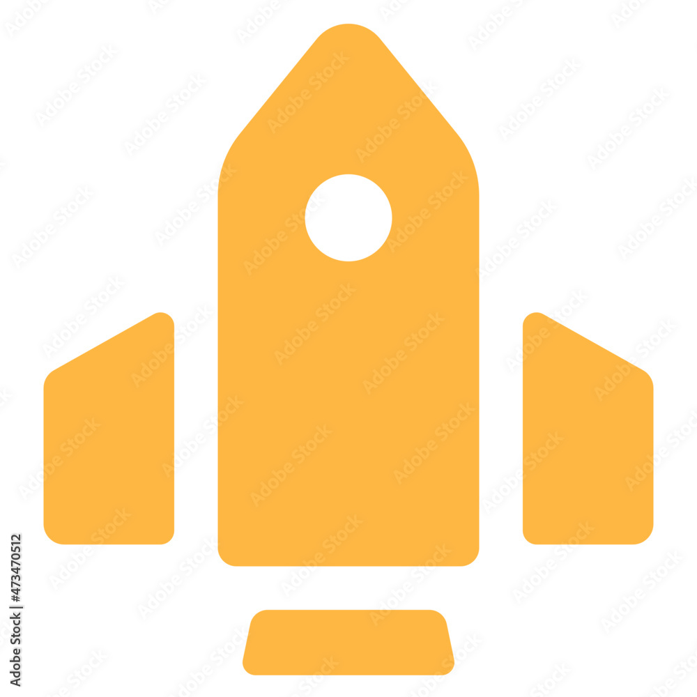start up launching icon vector start up launching icon vector