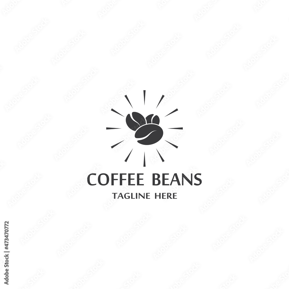 coffee bean icon vector coffee bean icon vector