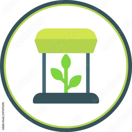 Efficient Flat Circle Vector Icon Design