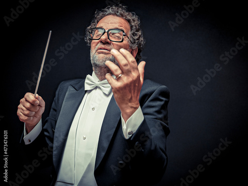 Photographie Conductor In Full Concentration
