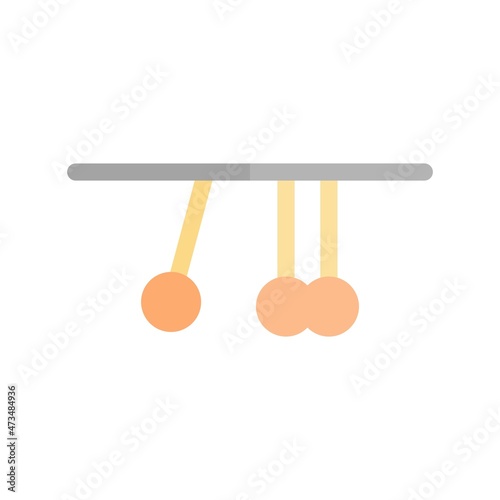 Pendulum Flat Light Vector Icon Design
