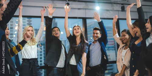 young business people putti...
