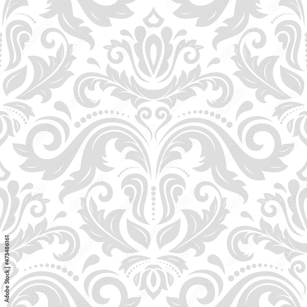 Orient vector classic pattern. Seamless abstract background with light elements. Orient background. Ornament for wallpapers and packaging