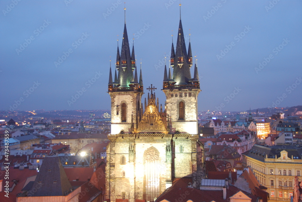 Fototapeta premium Prag; Winter