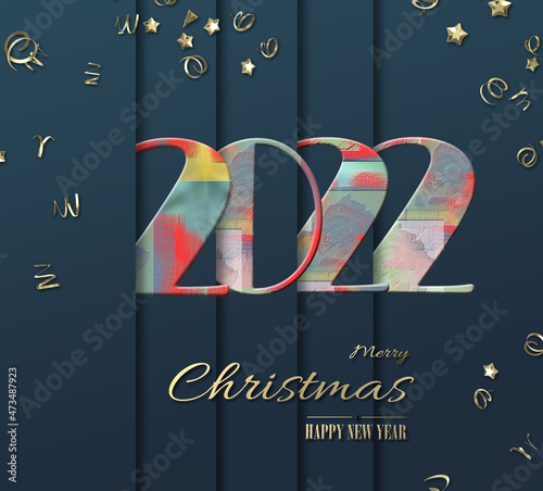 2022 New Year card design