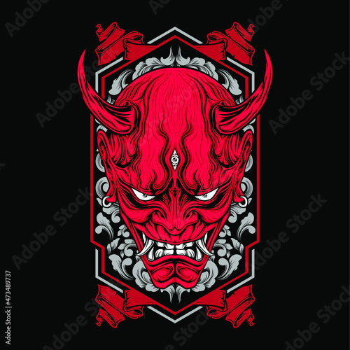 japanese oni mask