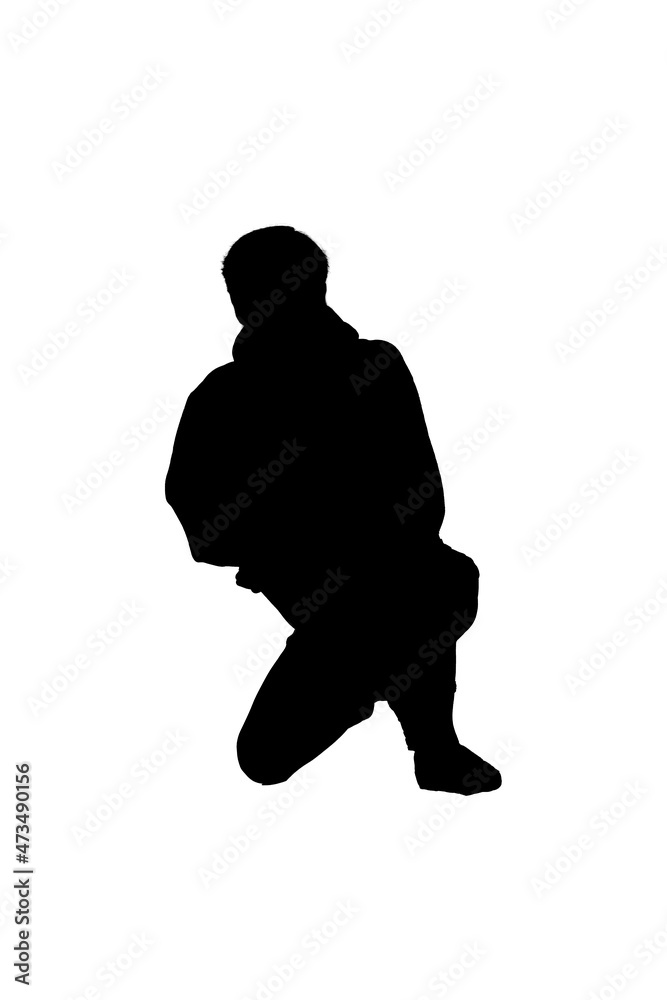 silhouette of a person