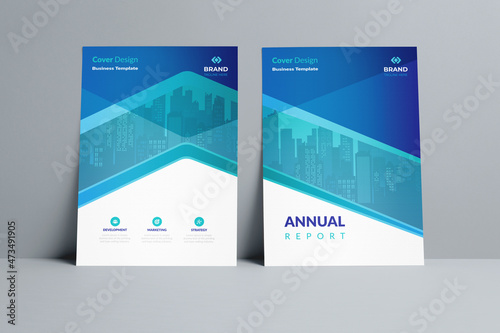 The Modern Annual Report Catalog Cover Design Template Adept to the flyer, brochure, catalog, magazine, cover, booklet, presentation, website, banner, etc. Project.