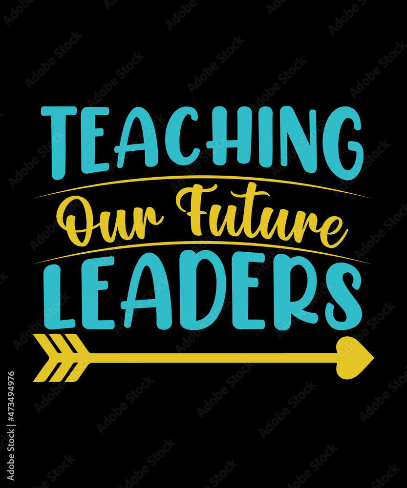 Teaching our future leaders typography t shirt design