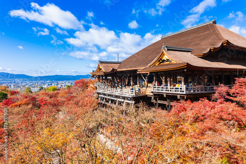 京都 紅葉の清水寺
