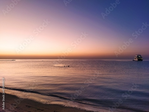 sunset on the beach © Inna
