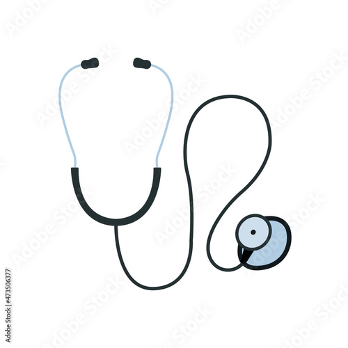 Stethoscope doctor medical emoji vector