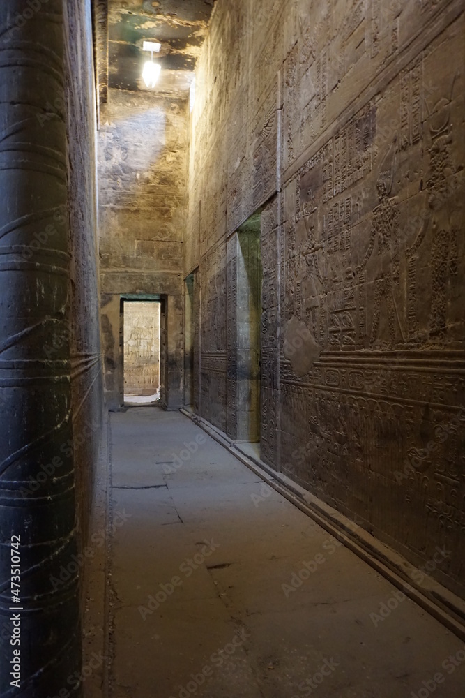 Obraz premium Templo de Edfu, Edfu, Egipto