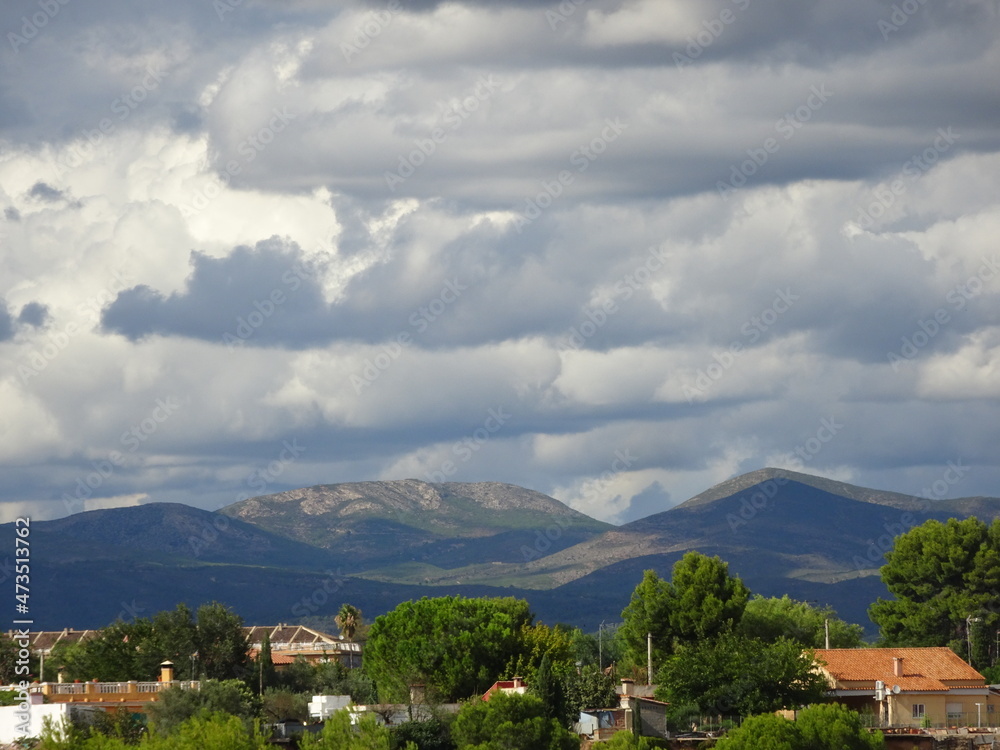 Storm Clouds over Spanish Mountains