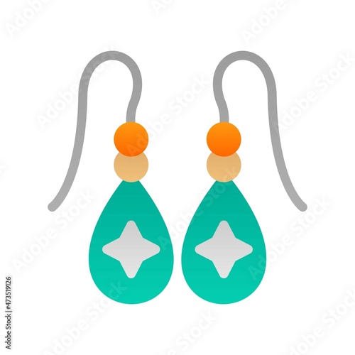 Jewelry Flat Gradient Vector Icon Design