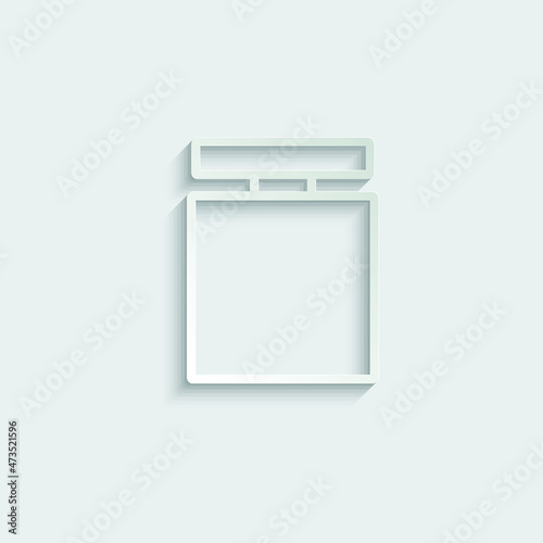 perfume vector icon  toilette water sign