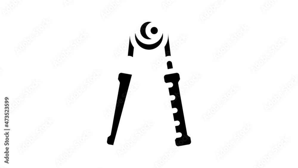 skipping rope gym tool animated glyph icon skipping rope gym tool sign. isolated on white background skipping rope gym tool animated glyph icon skipping rope gym tool sign. isolated on white background