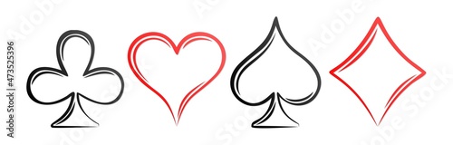 The set of Symbols a playing cards.