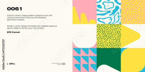 Mid-Century Design Aesthetics Vector Poster Template