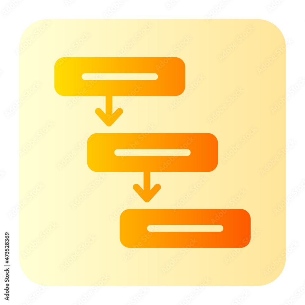 workflow gradient icon