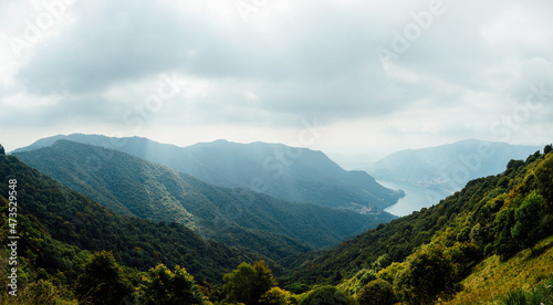 Walk in the mountains of Canzo, Italy