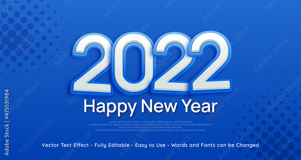 2022 happy new year blue design banner 2022 happy new year blue design banner