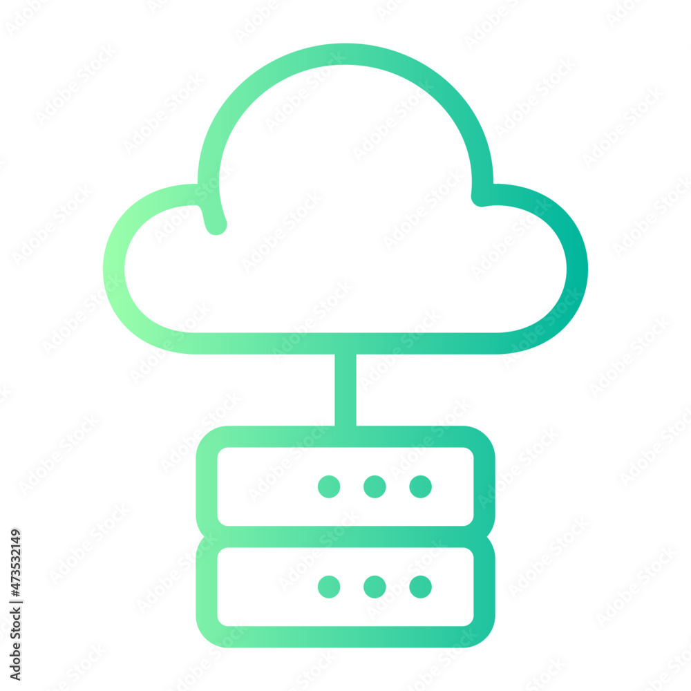 server gradient icon