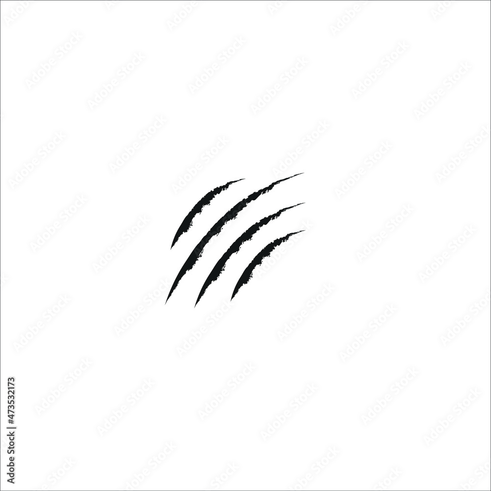 claws, animal footprints icon vector illustration symbol claws, animal footprints icon vector illustration symbol