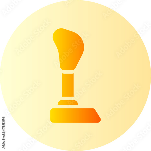 gear shift gradient icon
