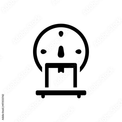 Measurement Icon - Vector Illustration . Measurement, Weight, Scale, Logistic, Parcel .