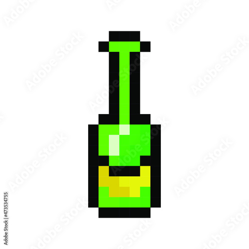 Wallpaper Mural Pixel potion icon. Magic potion in pixel style. Vector illustration. Pixel art icon for game Torontodigital.ca