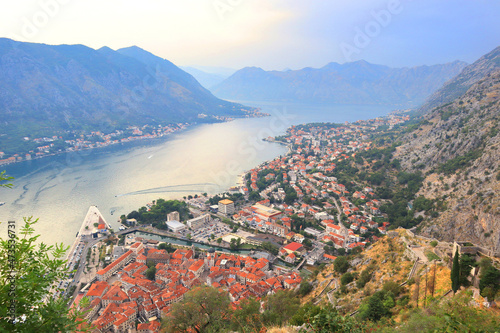 Panoramic view of the Bay of Kotor, Montenegro   © Lindasky76