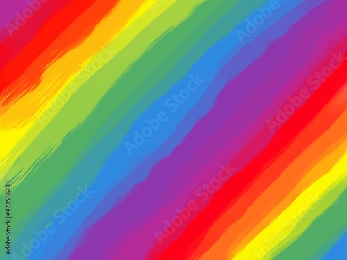 Abstract diagonal rainbow color background