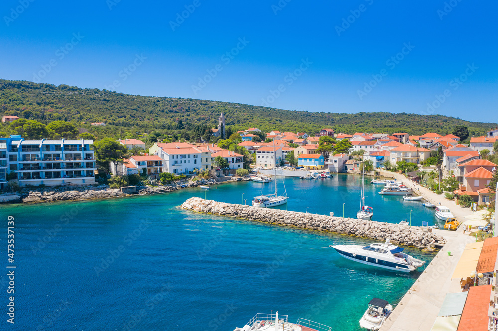 Picturesque town of Bozava on the island of Dugi Otok in Croatia