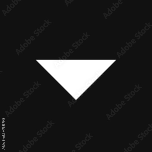 Free Download Down vector icon, under symbol on grey background - GFXLoad