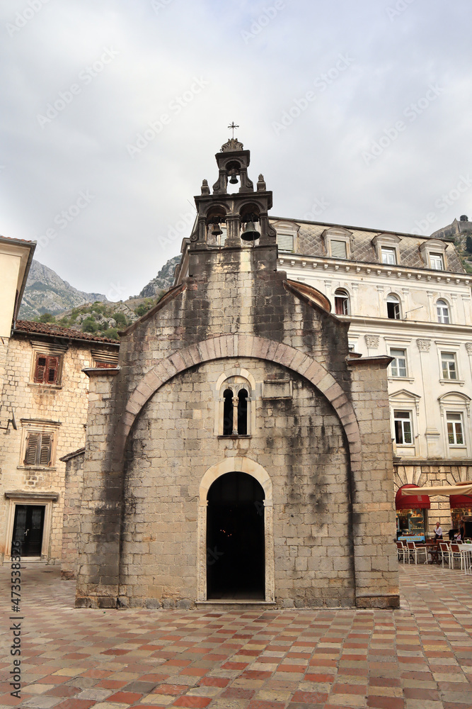 Church of St. Luke in Old Town of Kotor, Montenegro