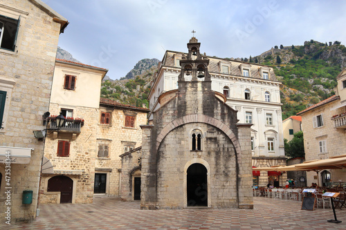 Church of St. Luke in Old Town of Kotor  Montenegro
