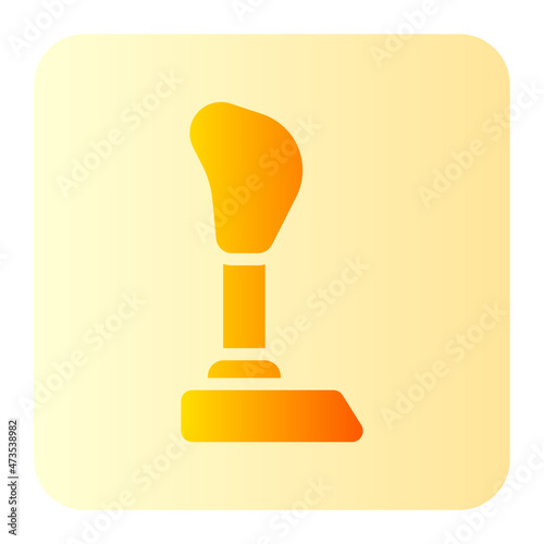 gear shift gradient icon