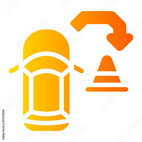 maneuver gradient icon