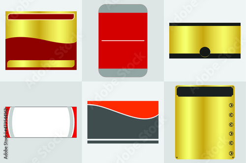 interior signage concept direction pole wall mount. vector.
