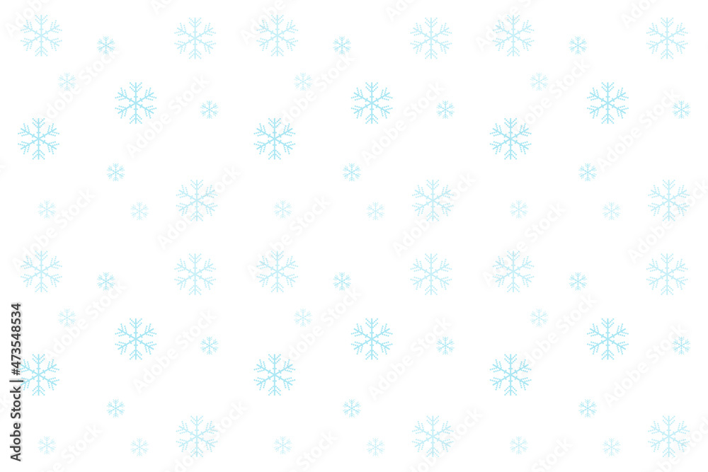 Abstract background. Snowflakes seamless pattern. Winter minimalism design. Blue. Abstract background. Snowflakes seamless pattern. Winter minimalism design. Blue.