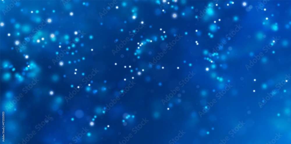 Light bokeh magic background. Blue shiny particles effect. Abstract glow liguid sparks. Vector illustration. Light bokeh magic background. Blue shiny particles effect. Abstract glow liguid sparks. Vector illustration.