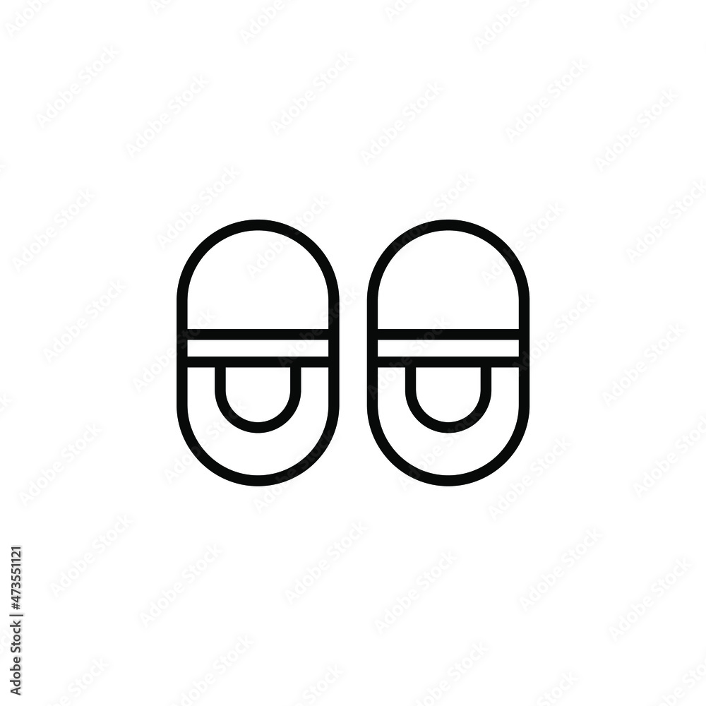 Slipper Line Icon, Vector, Illustration, Logo Template. Suitable For Many Purposes. Slipper Line Icon, Vector, Illustration, Logo Template. Suitable For Many Purposes.