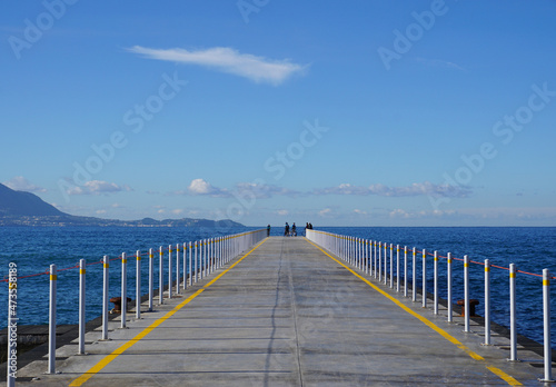 pier in the sea