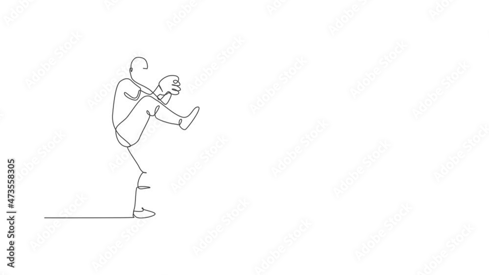 Animation of one line drawing of energetic man baseball player practice to throw the ball. Sport training concept. Continuous line self draw animated for baseball tournament banner. Full length motion Animation of one line drawing of energetic man baseball player practice to throw the ball. Sport training concept. Continuous line self draw animated for baseball tournament banner. Full length motion