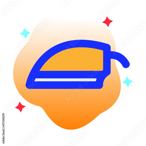 Iron Vector icon which is suitable for commercial work and easily modify or edit it

