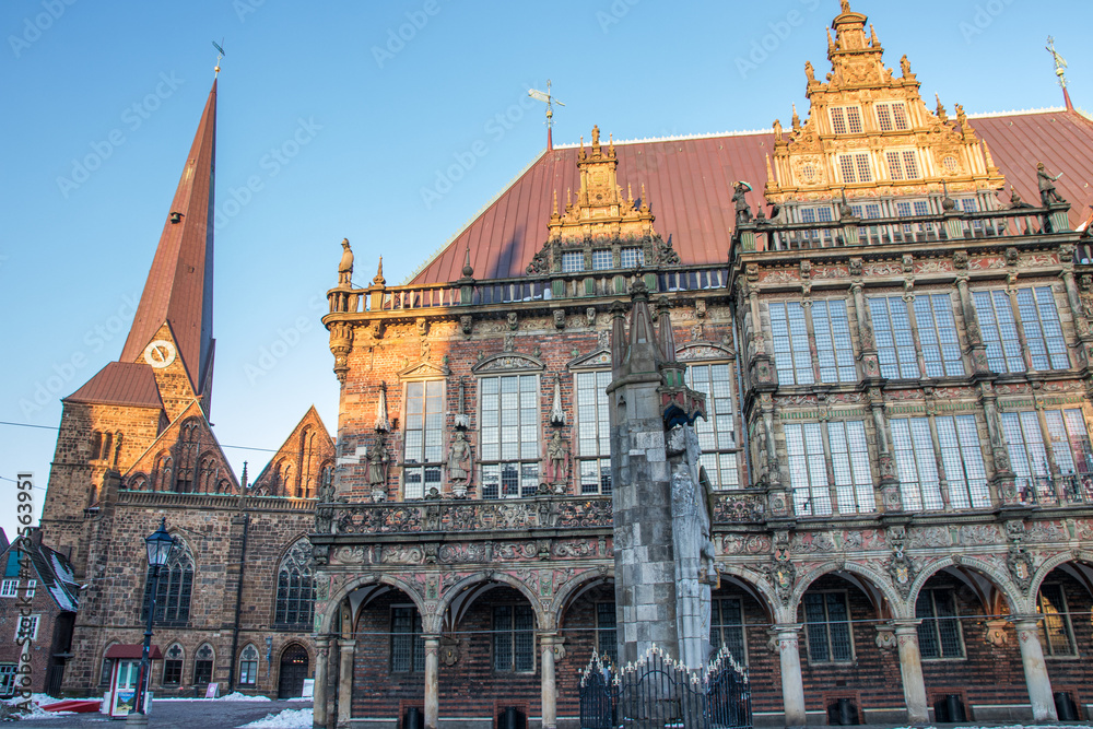 Obraz premium Bremen im Winter