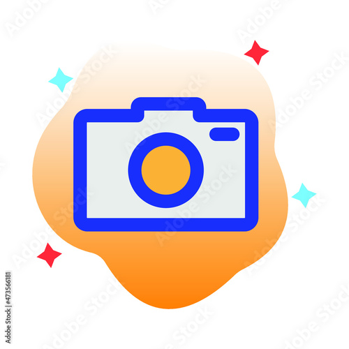 Camera Vector icon which is suitable for commercial work and easily modify or edit it

