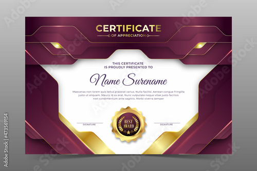 Robot or gamer Contest Participation Certificate Template