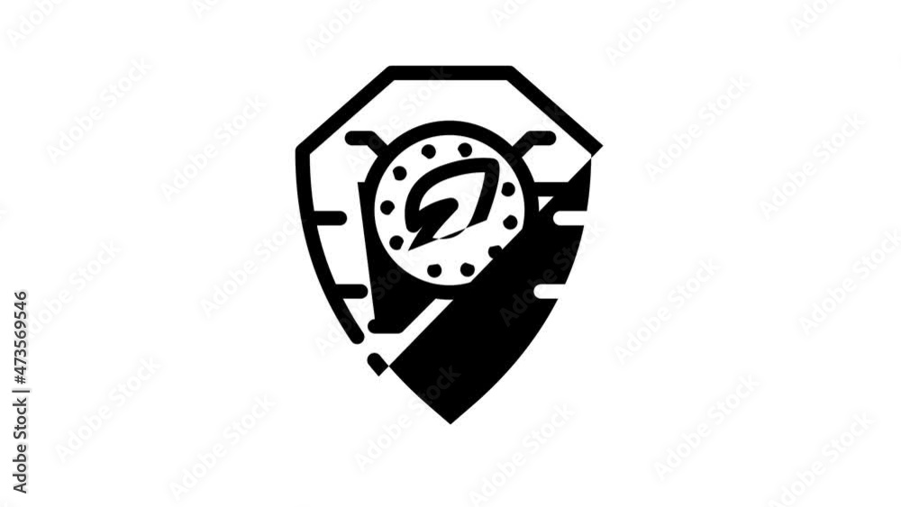 digital protection chia cryptocurrency animated line icon digital protection chia cryptocurrency sign. isolated on white background digital protection chia cryptocurrency animated line icon digital protection chia cryptocurrency sign. isolated on white background